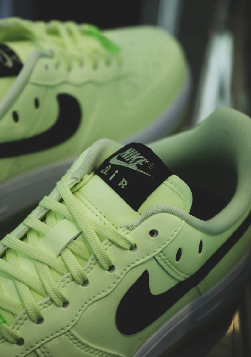 nike/耐克 air force 1 smile af1 夜光 黑白绿 空军一号 板鞋休闲鞋