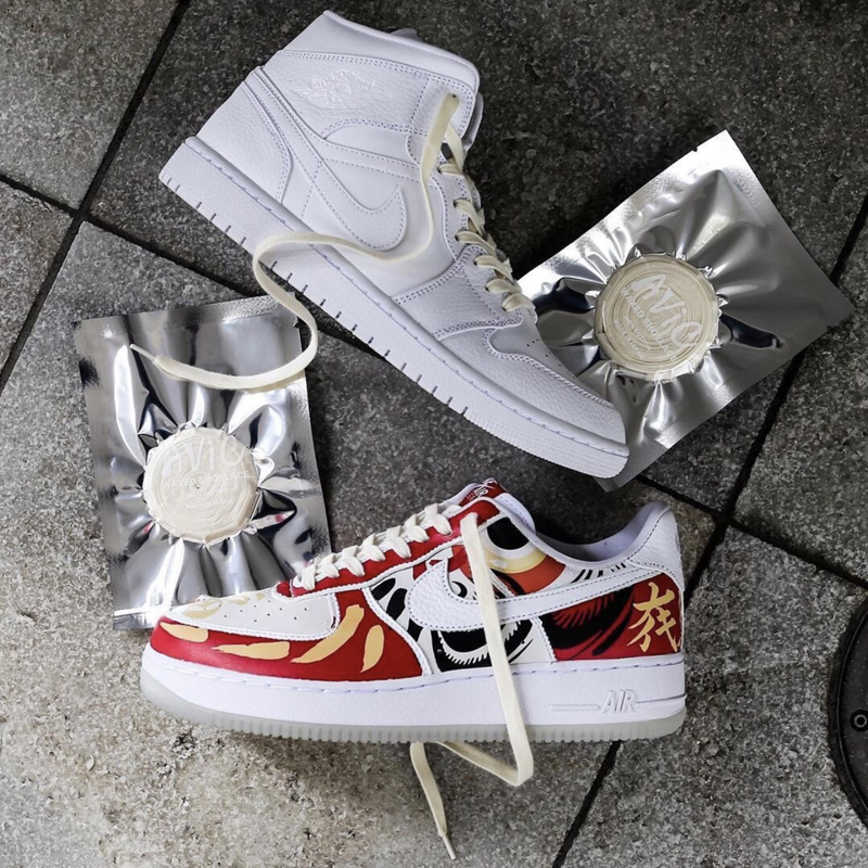 nike/耐克 air force 1 low 男女同款 af1 达摩 不倒翁 刮刮乐 复刻