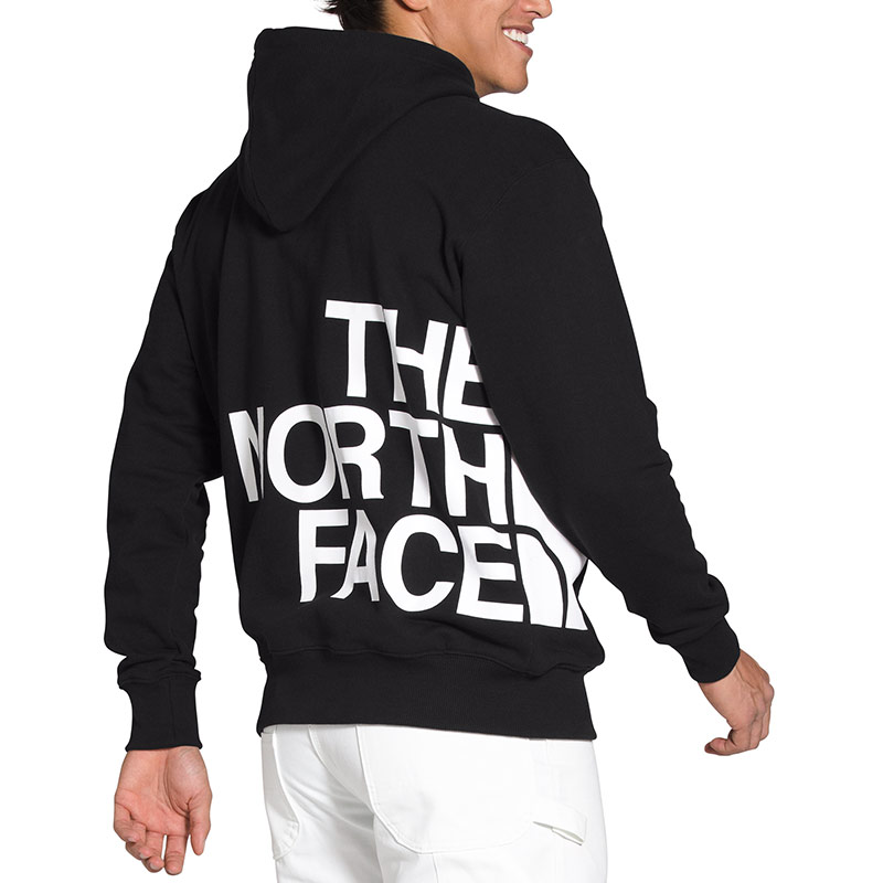 the north face/北面 美版 男士 灰色/黑色 經典 logo 印花 休閒 寬鬆