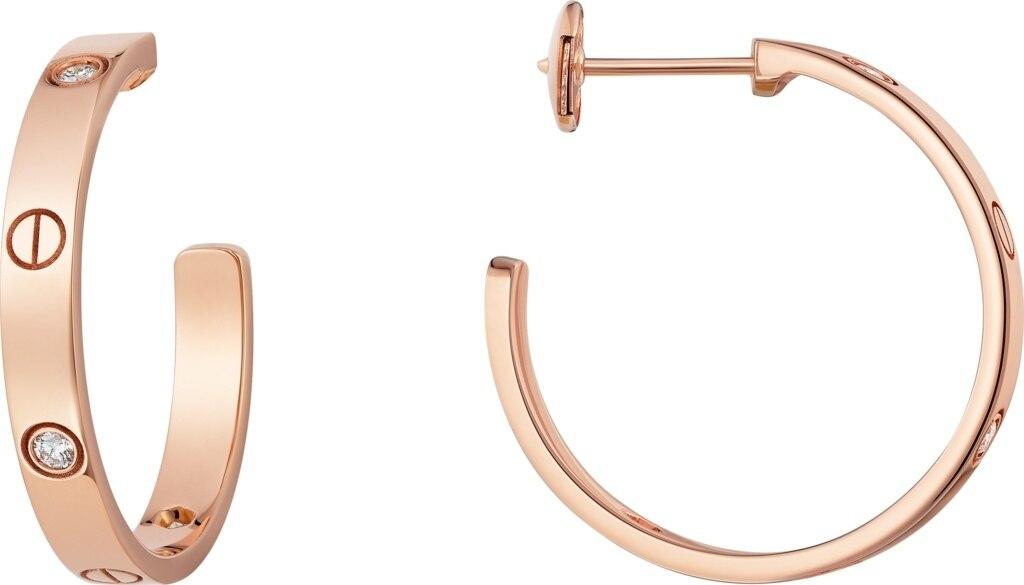 卡地亚 耳环】【包邮包税】 cartier 21年春夏 女士 耳环 love耳环