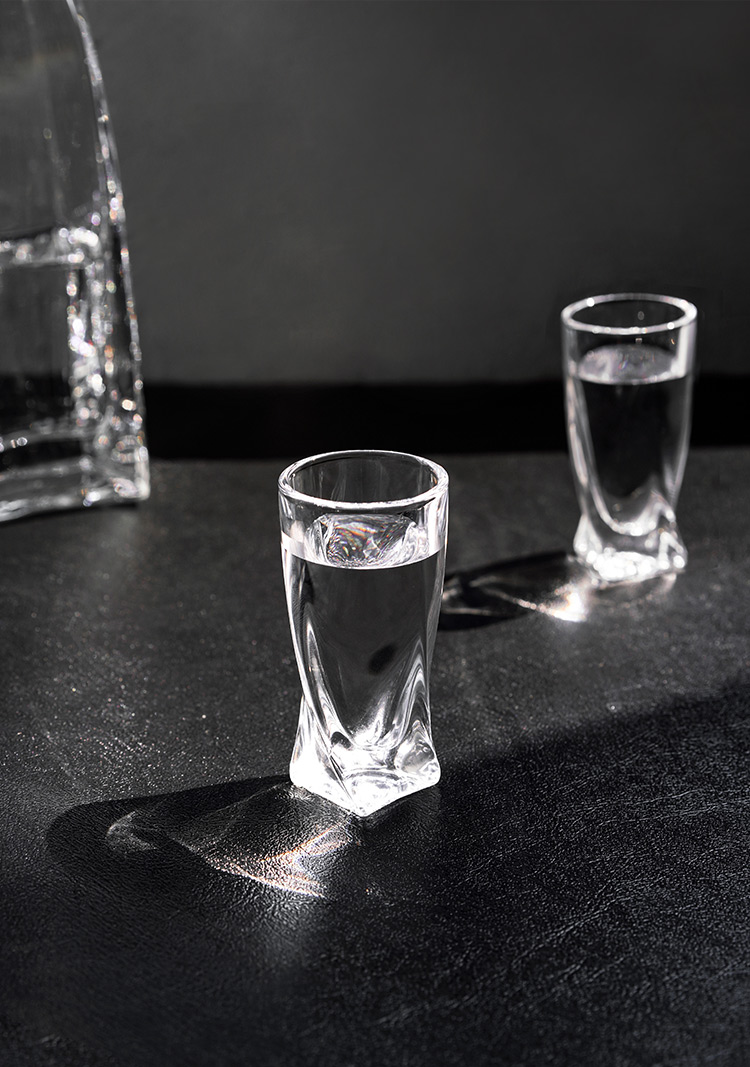 bohemia捷克进口白酒杯水晶玻璃子弹杯烈酒杯一口杯烧酒杯小酒盅50ml