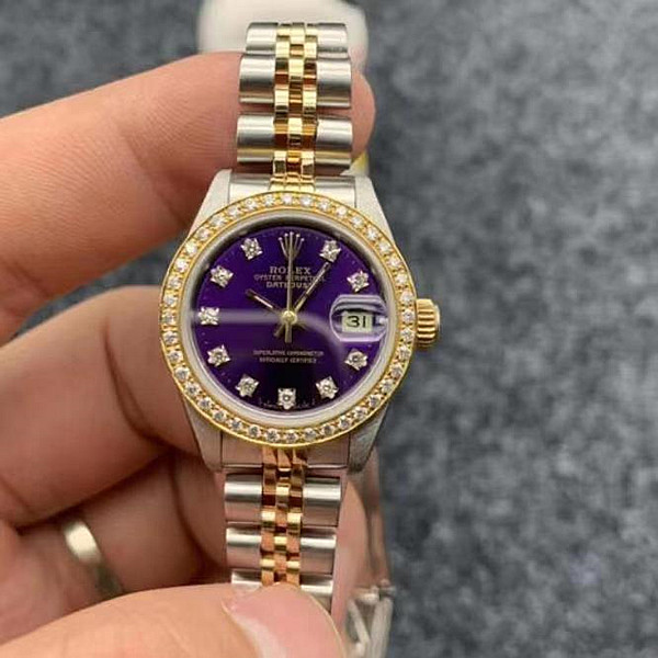 rolex/劳力士 女士腕表 69173 后镶钻 自动机械 腕表 (单表 95新)