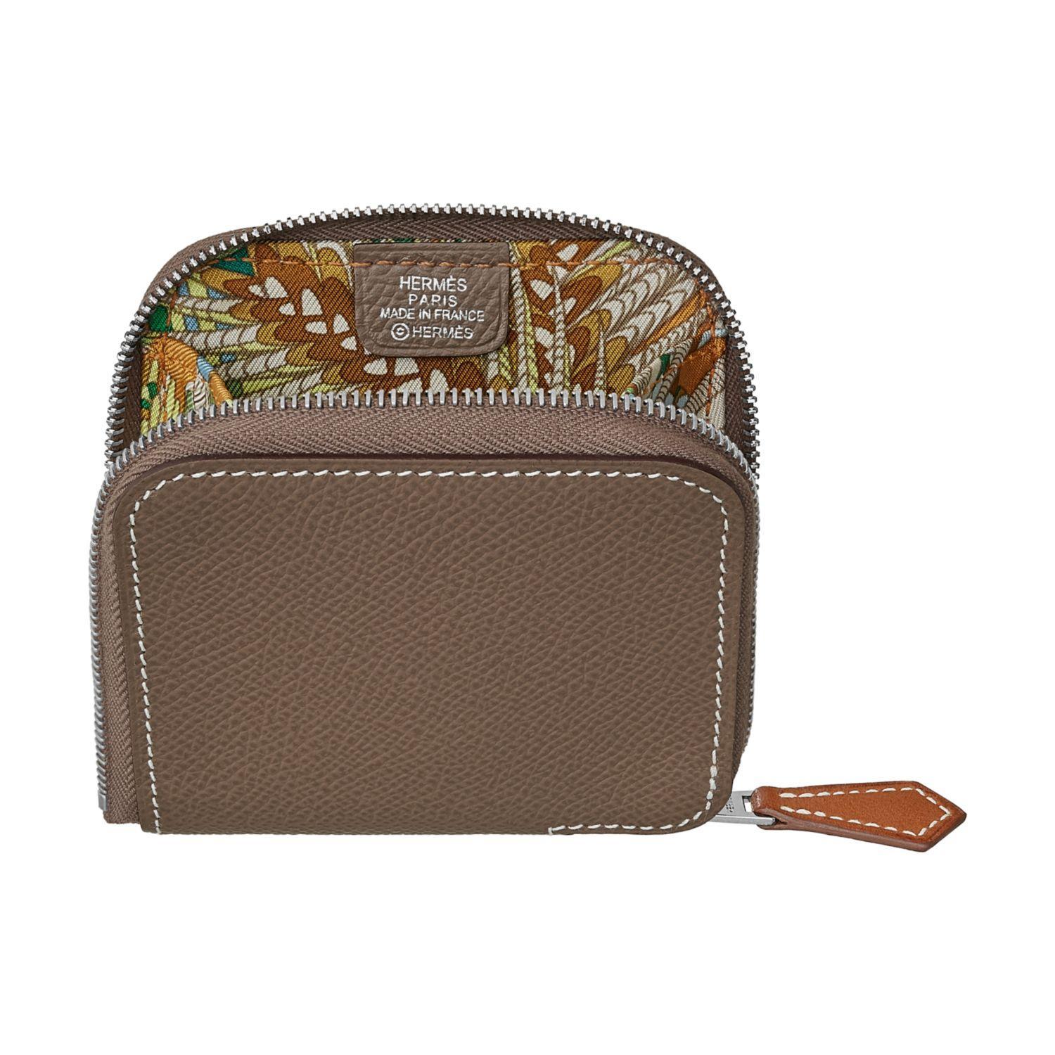 【包邮包税】 hermes爱马仕 21年春夏 女士 钱包 porte-monnaie silk