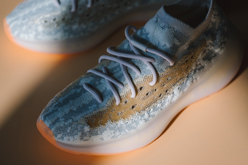 yeezy boost 380 男女同款 蜜桃粉 侃爷 椰子380 跑步鞋 gy2649