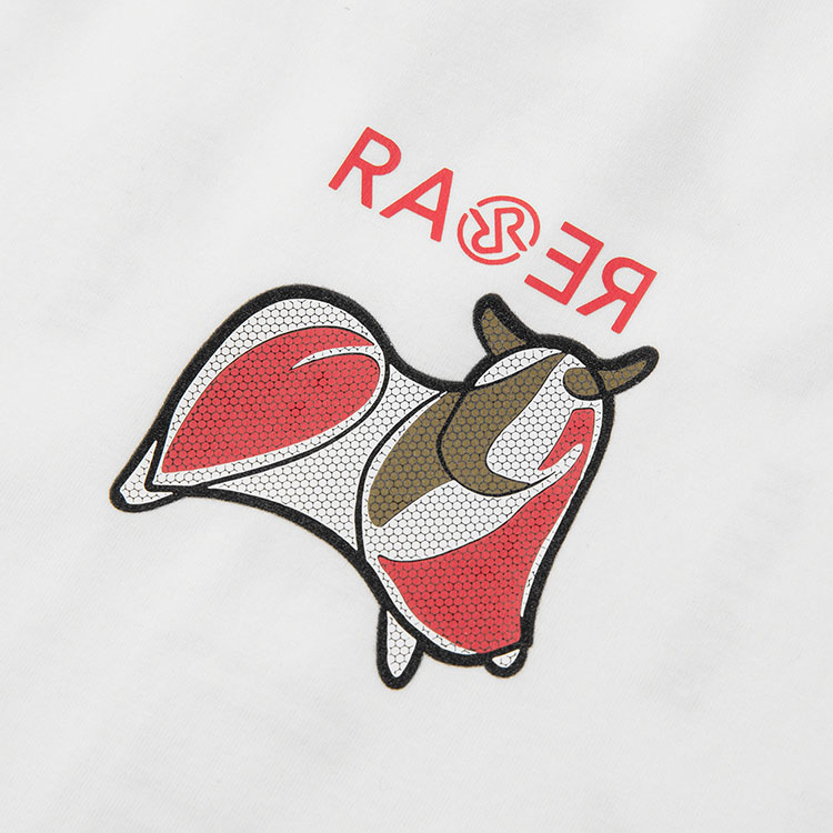 rare【21春夏】毕加索牛系列 白色生肖牛短袖t恤 牛气冲天 男士短袖