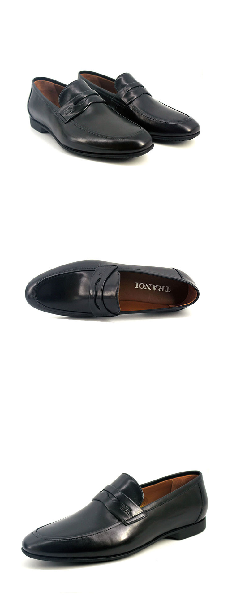 【21春夏】特诺伊/tranoi男式牛皮革男正装鞋1x4677