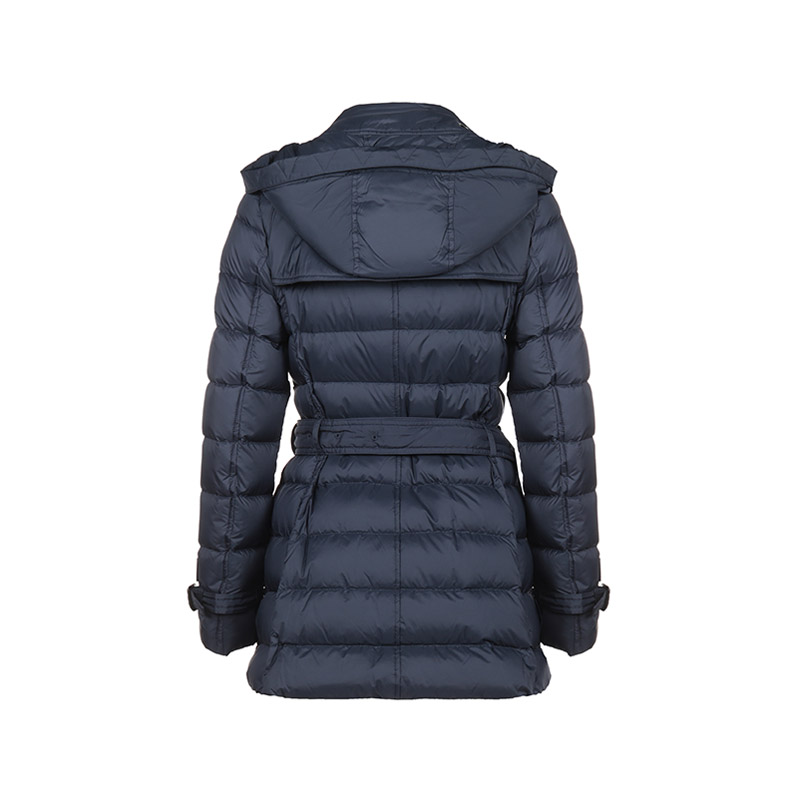 burberry/博柏利 女士羽绒服 女款锦纶鹅绒连帽羽绒服外套 80334531
