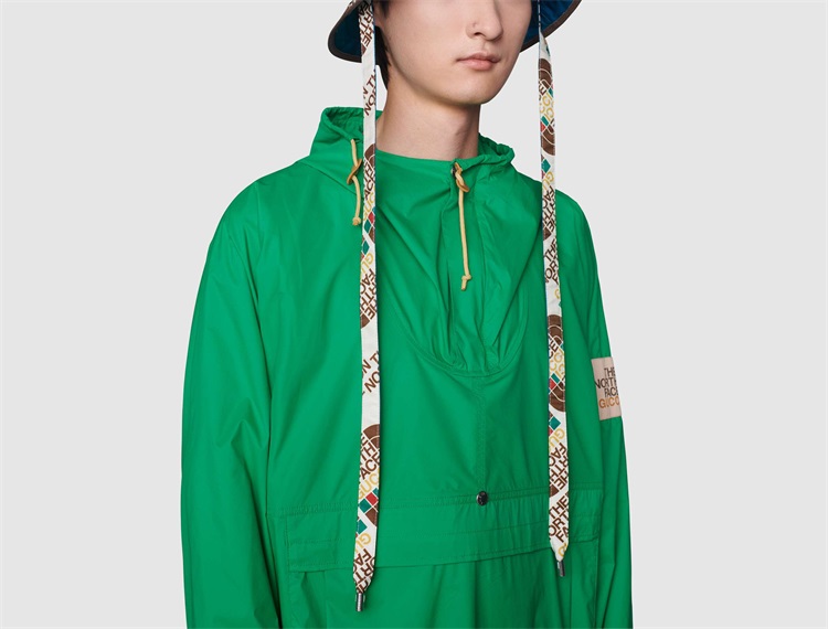 合作款】gucci/古驰 the north face x gucci联名系列绑带式尼龙帽