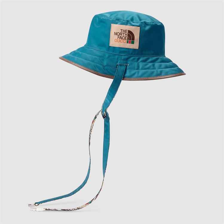 合作款】gucci/古驰 the north face x gucci联名系列绑带式尼龙帽