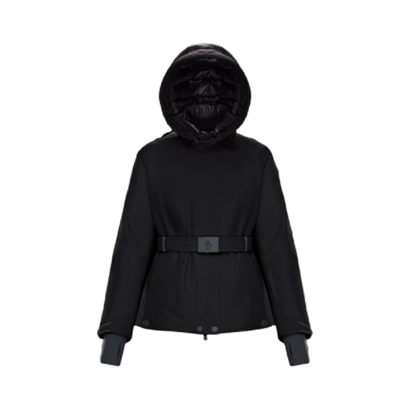 【预计3周发货】moncler/蒙克莱 蒙口 laplance 新款黑色腰带滑雪夹克