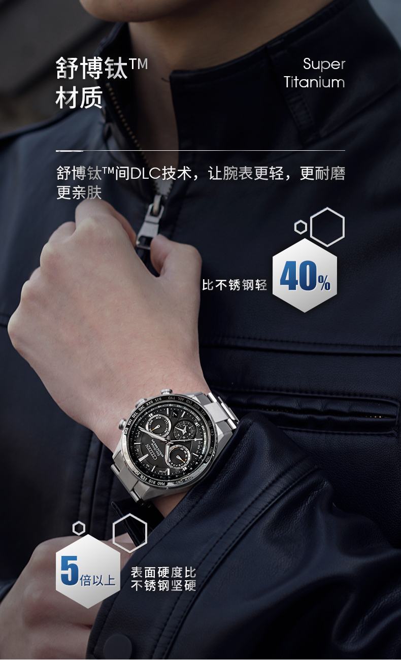 Citizen/西铁城 光动能GPS卫星男表  CC4015-51E/CC4010-80A