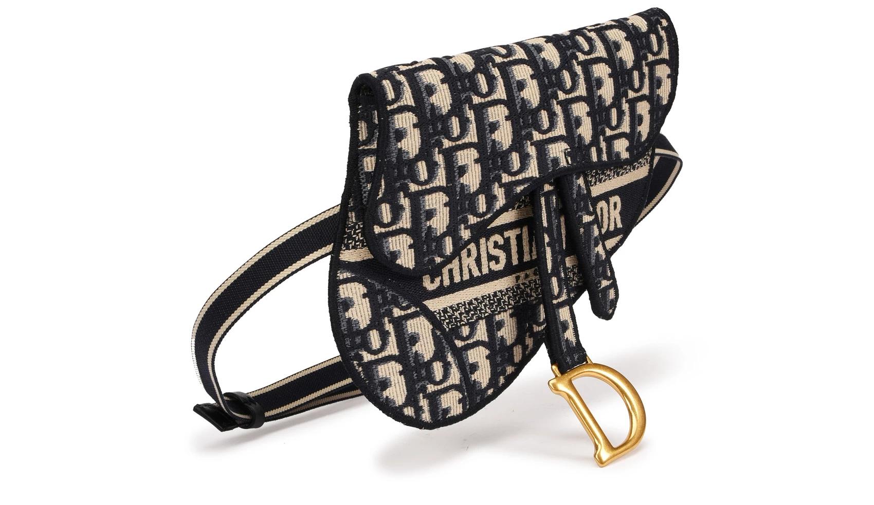 包邮包税dior迪奥21年春夏女士腰包saddlediorobliquecanvasbeltbag