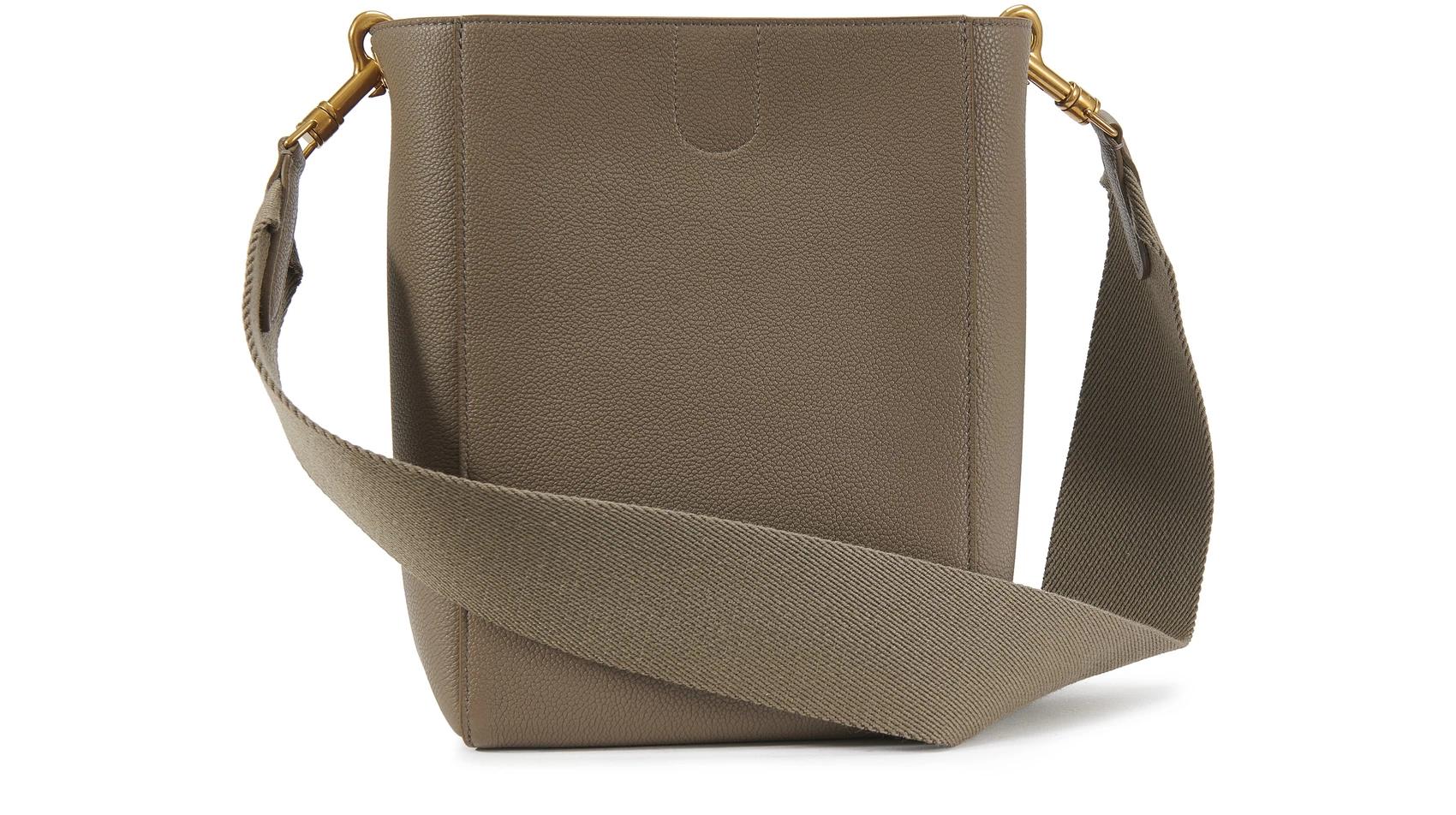 celine赛琳思琳 21年春夏 女士 手提包 小号粒面小牛皮 sangle 水桶包