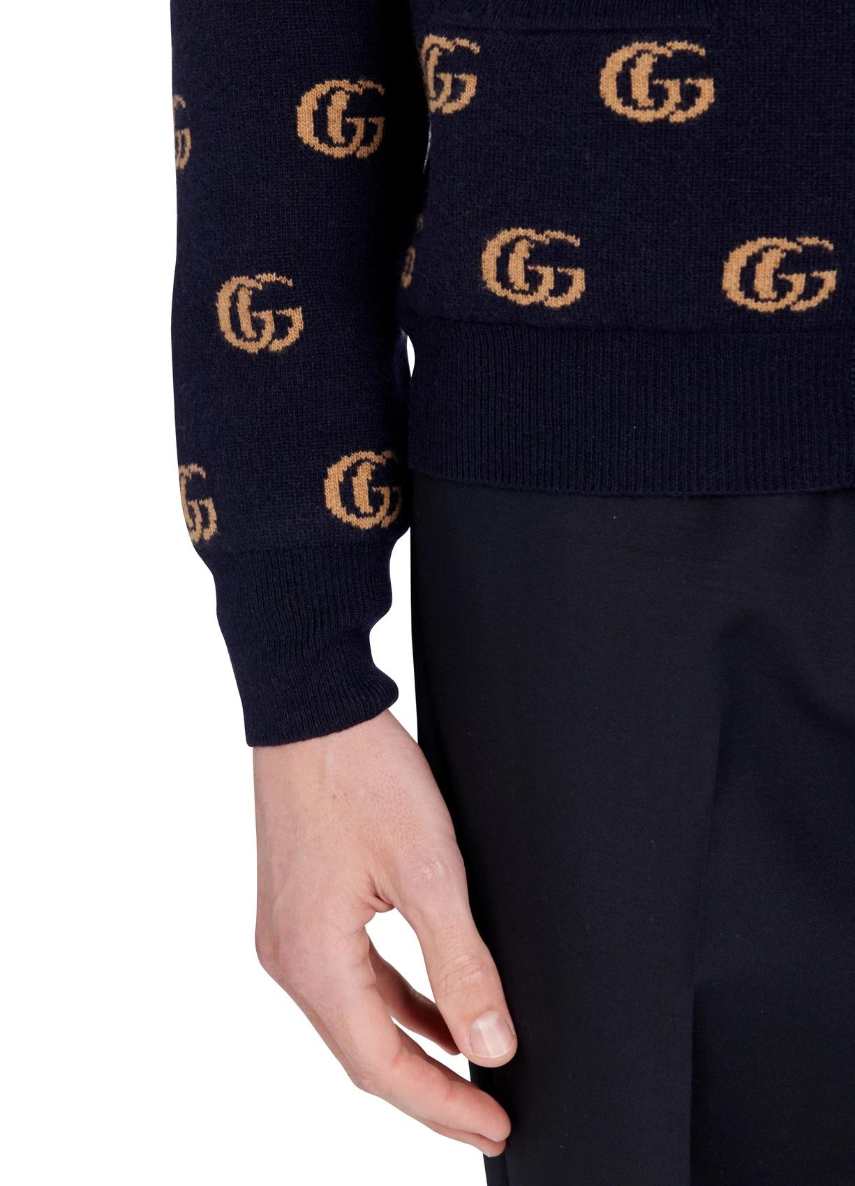 【包邮包税】 gucci古驰 21年春夏 男士 针织衫 cardigan guc7y474blu