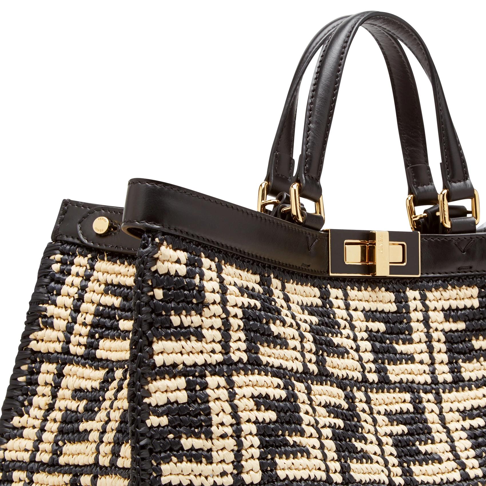 【包邮包税】 fendi芬迪 21年春夏 女士 手提包 peekaboo x-tote fenn