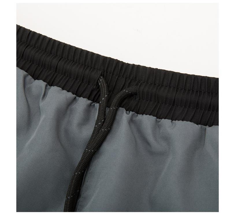 【国内现货】【21春夏新品】HUGO BOSS/雨果博斯 灰色抽绳设计简约款男士短裤