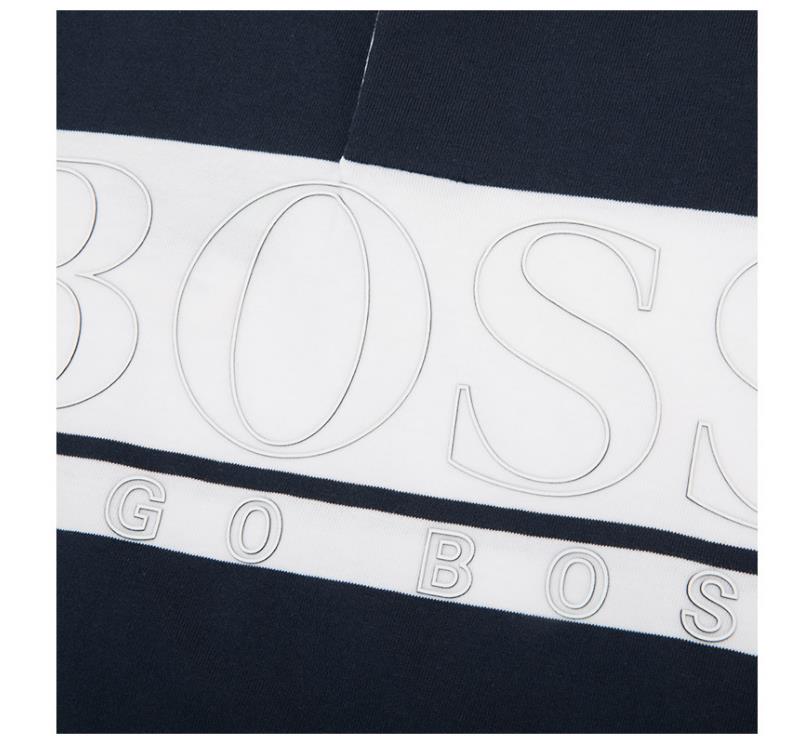 【国内现货】【21春夏新品】HUGO BOSS/雨果博斯 棉质品牌字母LOGO装饰设计男士短POLO