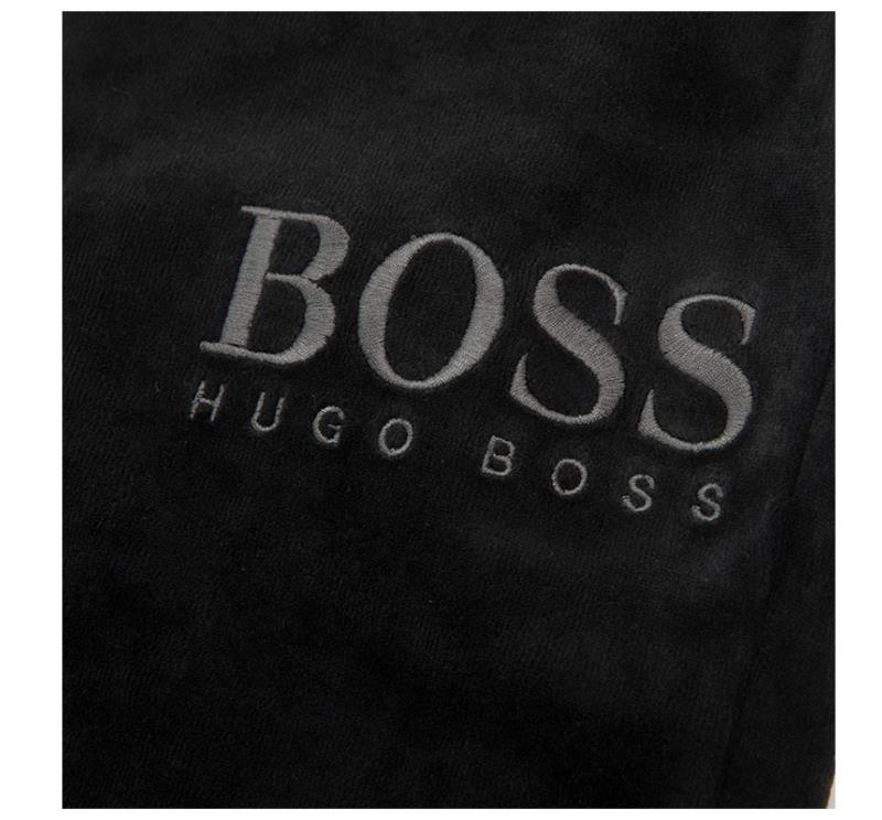 【国内现货】【21春夏新品】HUGO BOSS/雨果博斯 棉质抽绳设计男士休闲裤运动裤