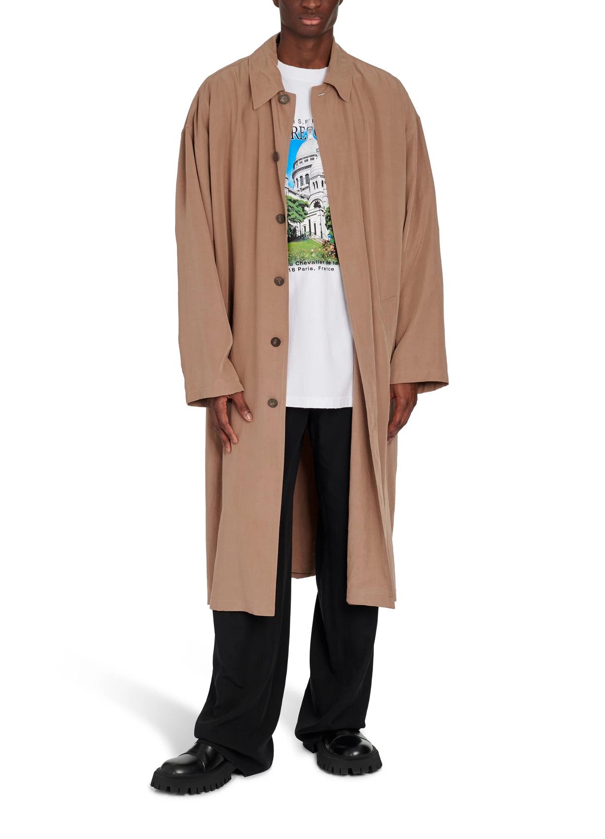 【包邮包税】 balenciaga巴黎世家 21年春夏 男士 风衣 carcoat