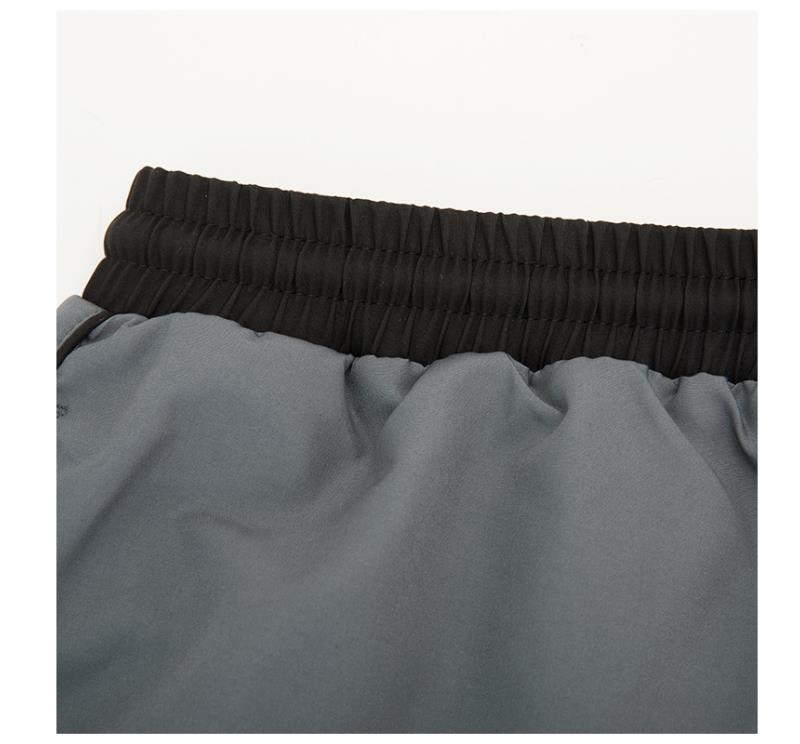 【国内现货】【21春夏新品】HUGO BOSS/雨果博斯 灰色抽绳设计简约款男士短裤