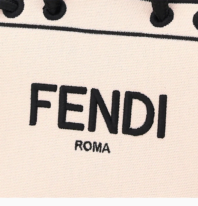 fendi/芬迪 女士粉色字母徽标印花图案单肩包斜挎包手提包女包 8bh380