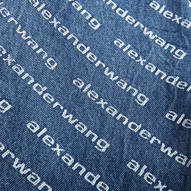 alexander wang/亚历山大·王 21春夏 经典款徽标女士牛仔裤 4dc