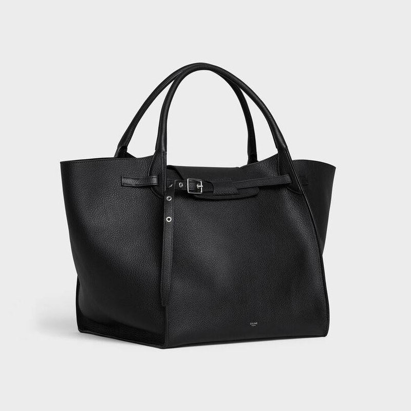 【包邮包税】celine/赛琳 思琳 女包 女士时尚黑色皮质手提包 189863a