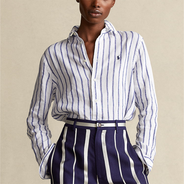 【ralph lauren拉夫劳伦 女士长袖衬衫】ralphlauren/拉夫劳伦polo
