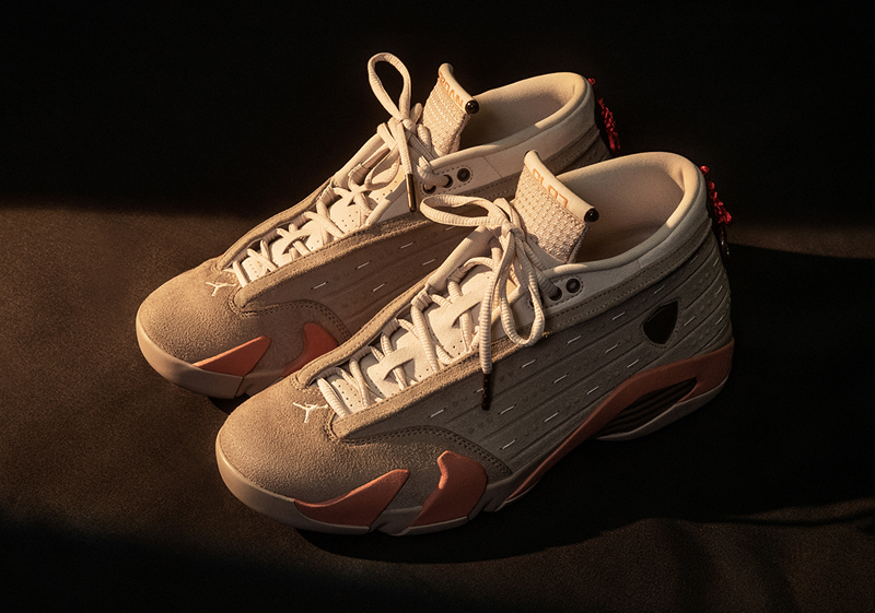 air jordan 14 low x clot "terracotta" 男女同款 aj14 兵马俑 陈