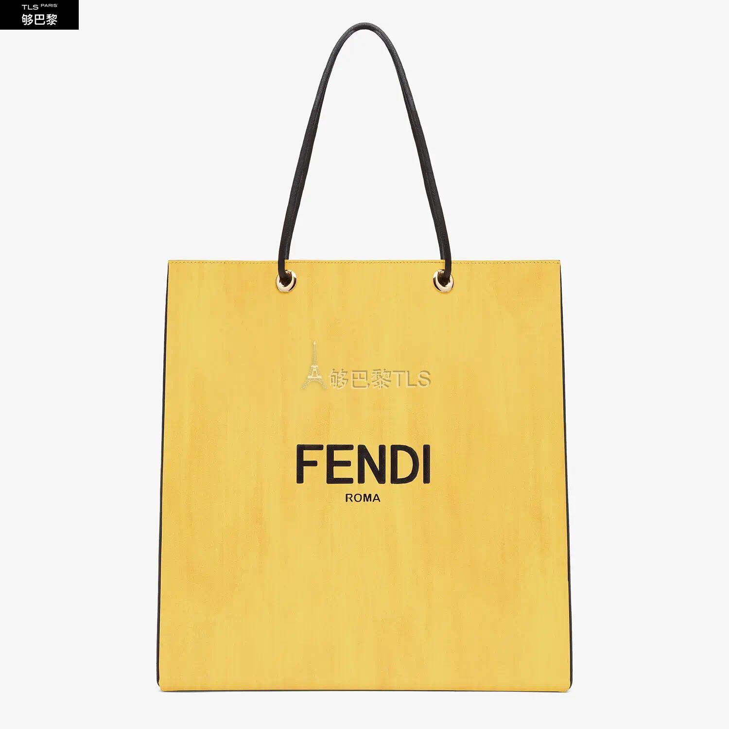 【包邮包税】 fendi芬迪 21年春夏 男士 手提包 fendi pack中号购物袋