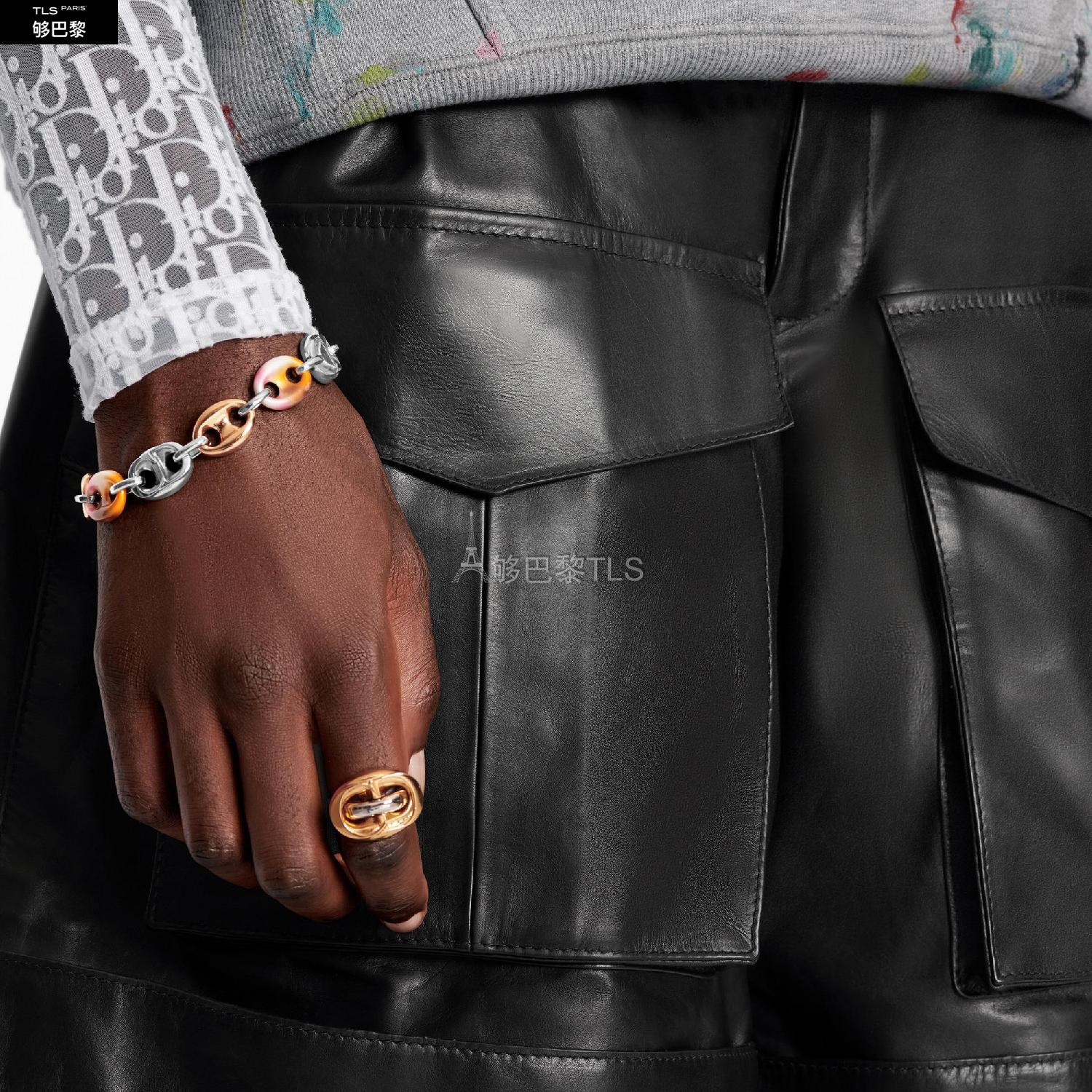 【包邮包税】 dior迪奥 21年春夏 男士 戒指 cd 戒指 r1018hommt_d012