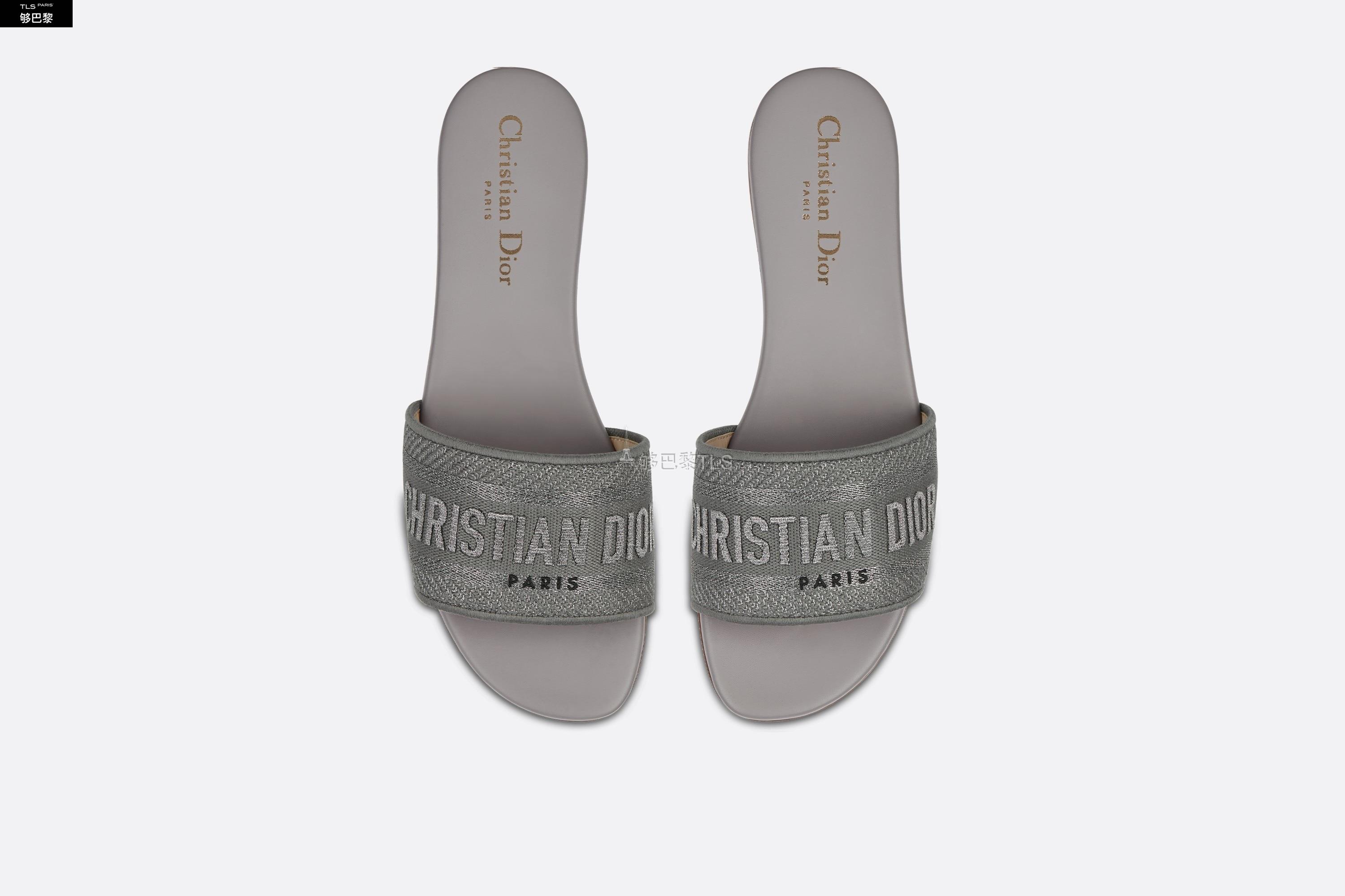 dior迪奥 女士 拖鞋 kcq209elf_s75kkcq209elf_s75k 预定商品1-3周