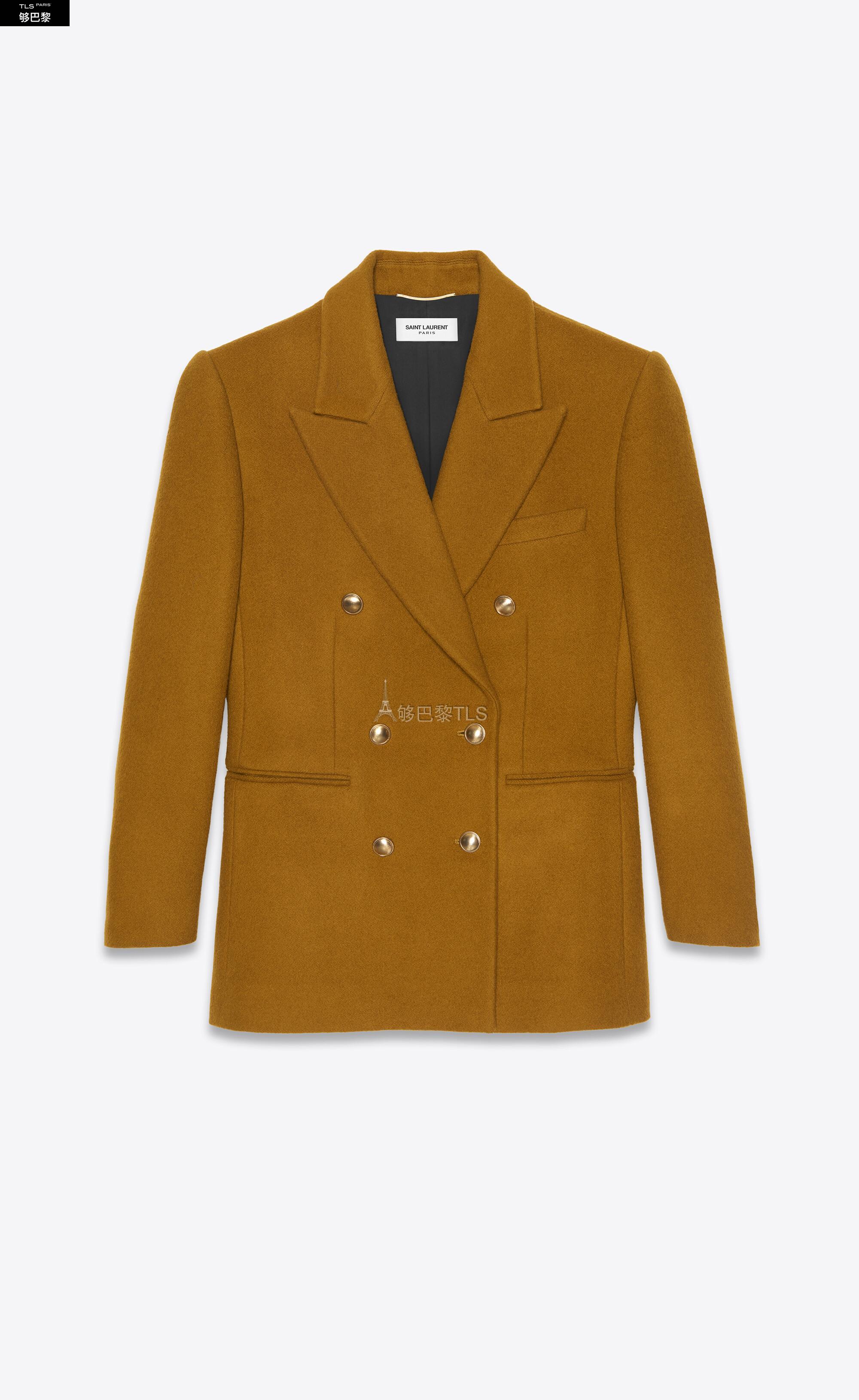 【包邮包税】 ysl圣罗兰saint laurent 21年春夏 女士 西服外套 双排