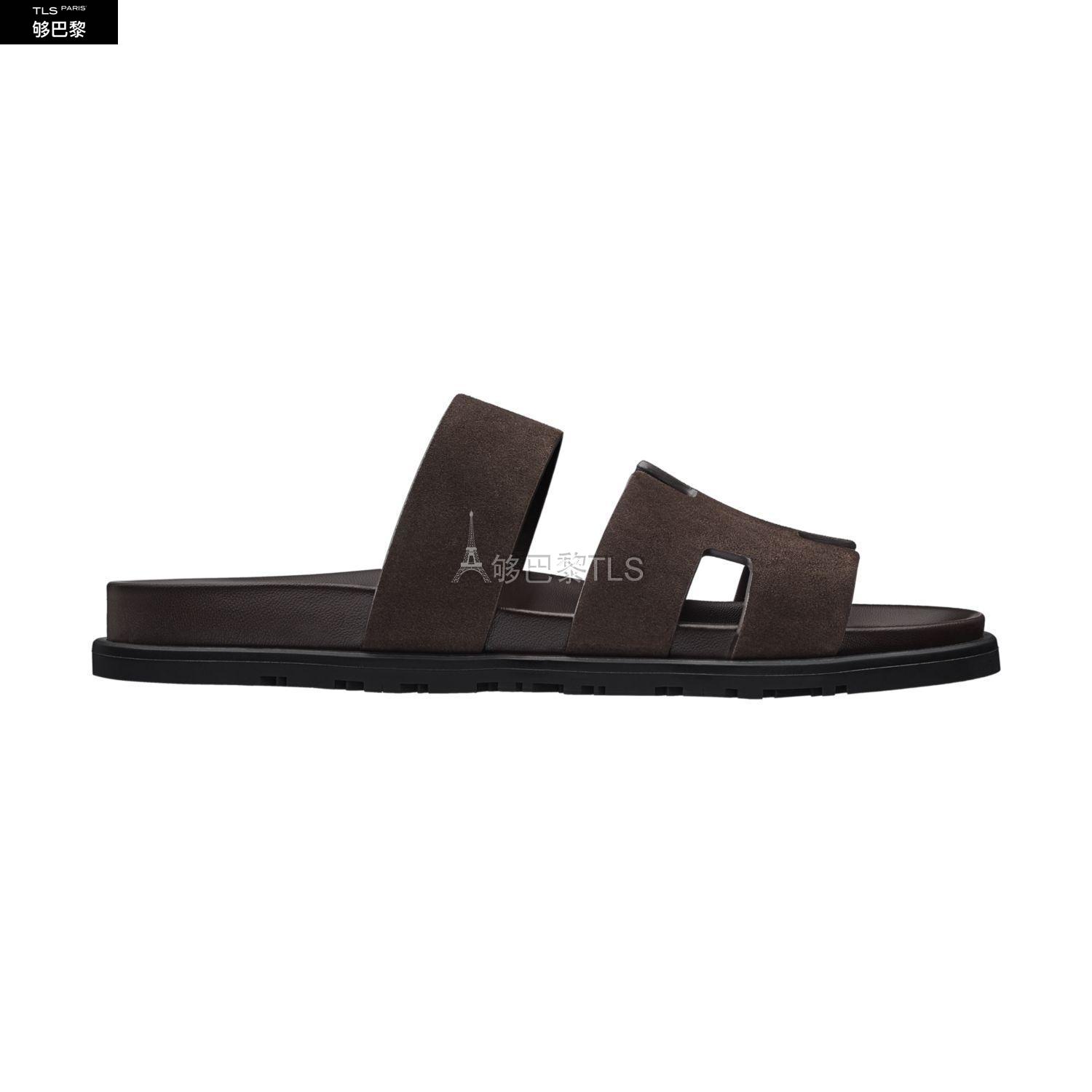 【包邮包税】 hermes爱马仕 21年春夏 男士 平底凉鞋 sandales ankara