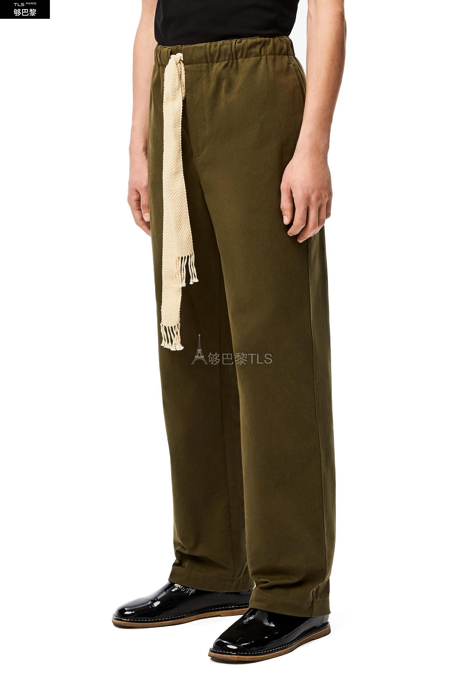 【包邮包税】 loewe罗意威 21年春夏 男士 休闲裤 drawstring