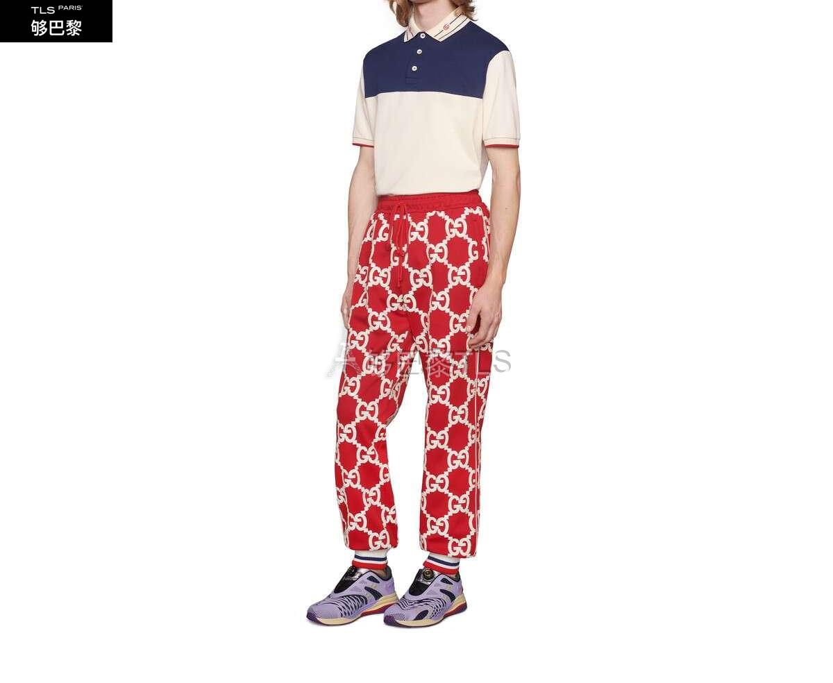 【包邮包税】 gucci古驰 21年春夏 男士 刺绣衣领棉质polo衫 645259