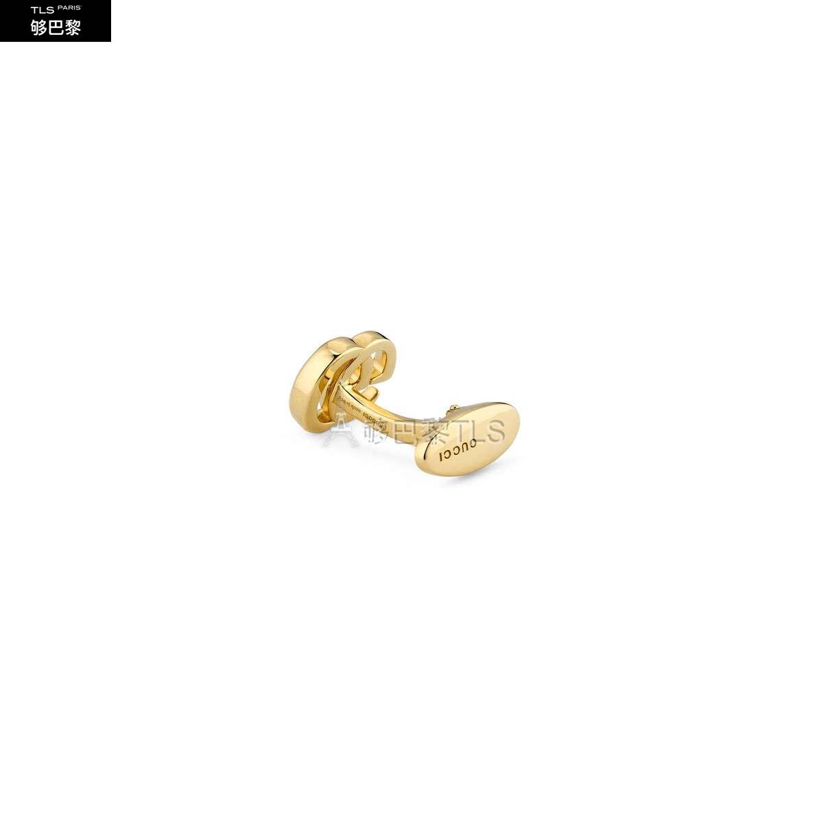 【包邮包税】 gucci古驰 21年春夏 男士 双g黄金袖扣 524954 j8500