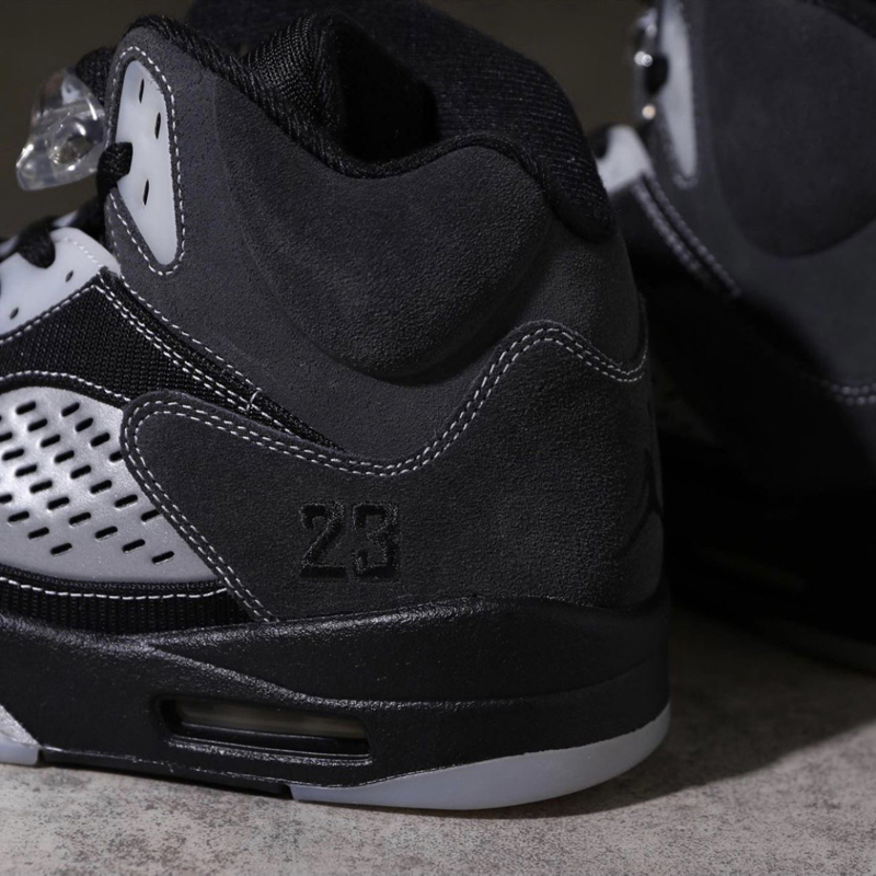 nike/耐克 air jordan 5 anthracite 男款 aj5 黑灰 无烟煤 狼灰 休闲