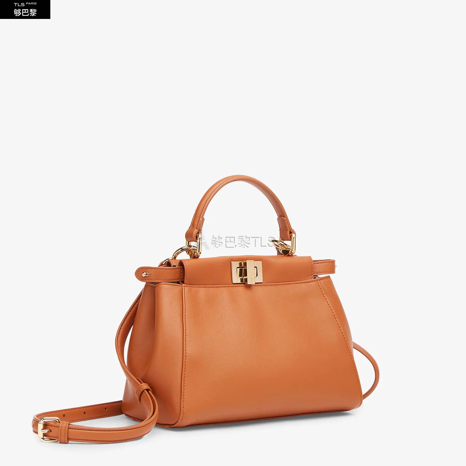 【包邮包税】 fendi芬迪 21年春夏 女士 手提包 peekaboo iconic迷你