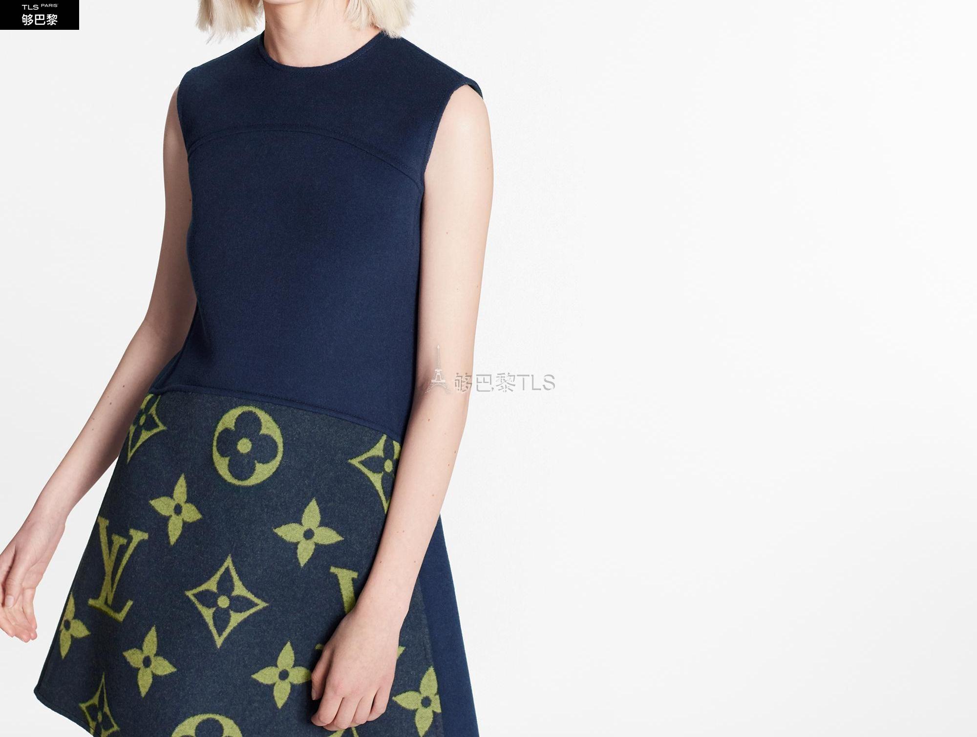 【包邮包税】 lv路易威登 21年春夏 女士 连衣裙 无袖 a 字连衣裙 1