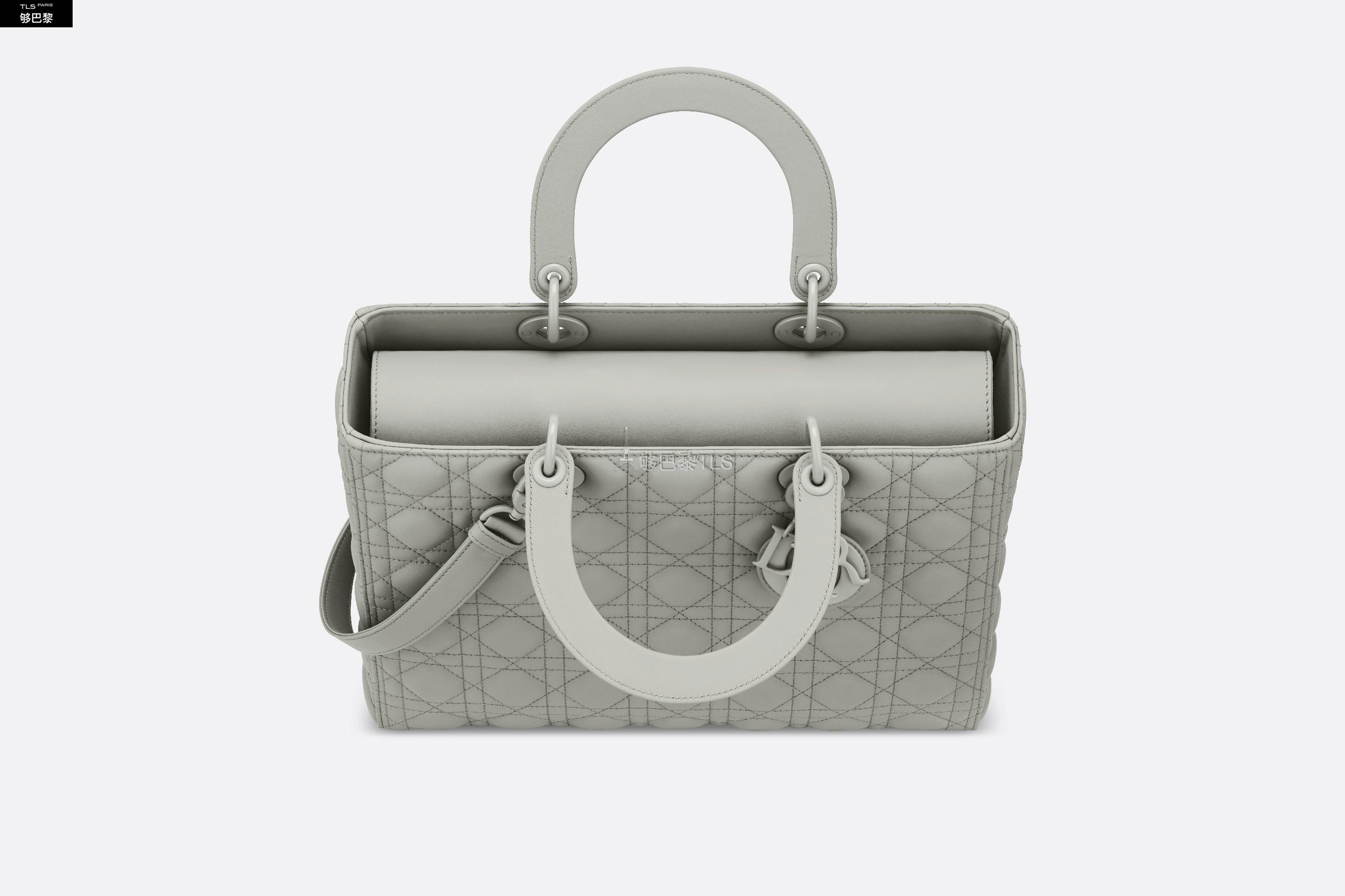 【包邮包税】 dior迪奥 21年春夏 女士 手提包 大号 lady dior 手袋 m