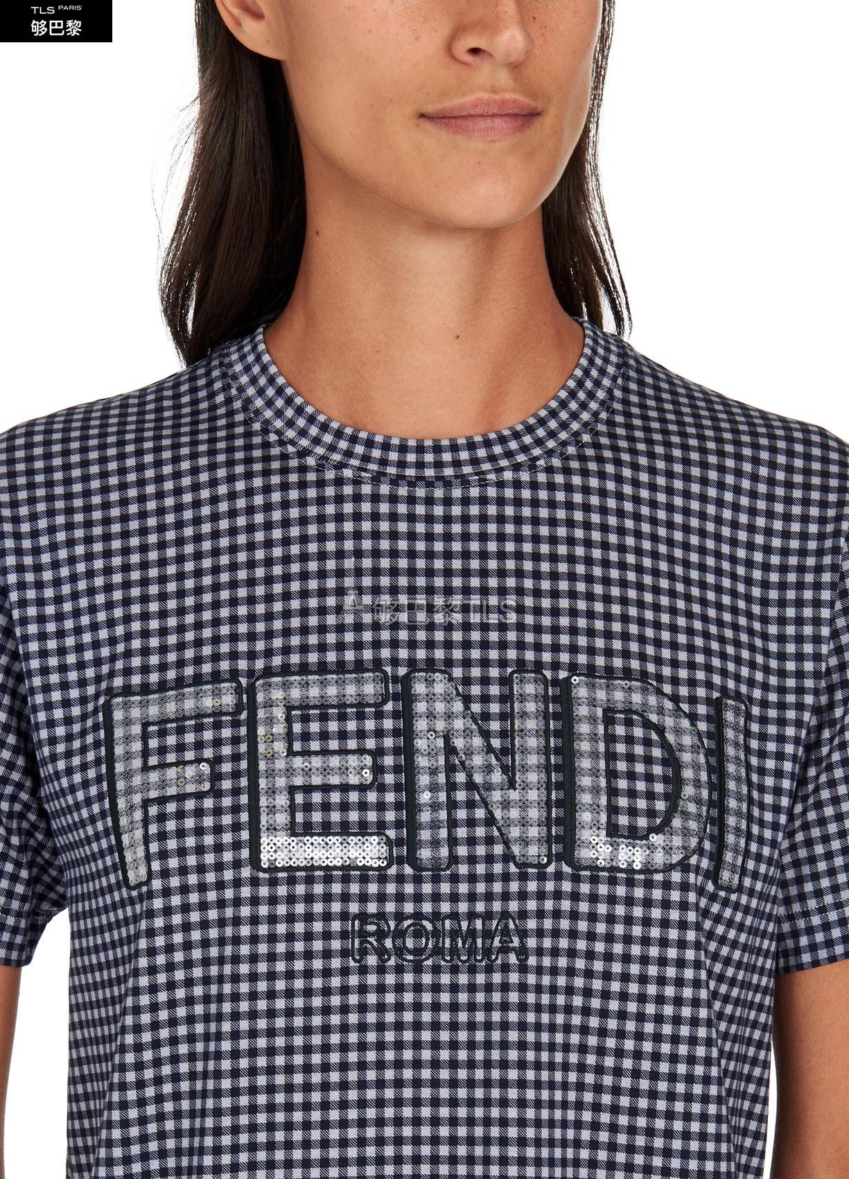 【包邮包税】 fendi芬迪 21年春夏 女士 短袖t恤 t-shirt fenjy3snblu