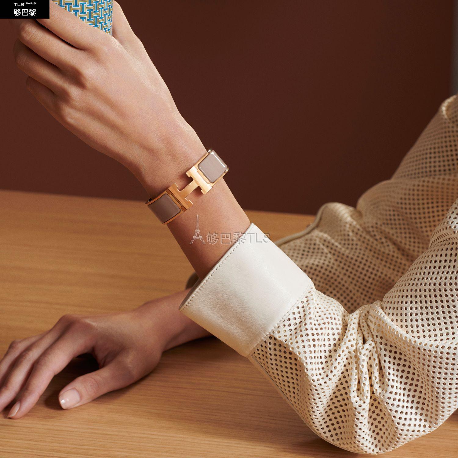 【包邮包税】 hermes爱马仕 21年春夏 男士 手镯 bracelet clic clac