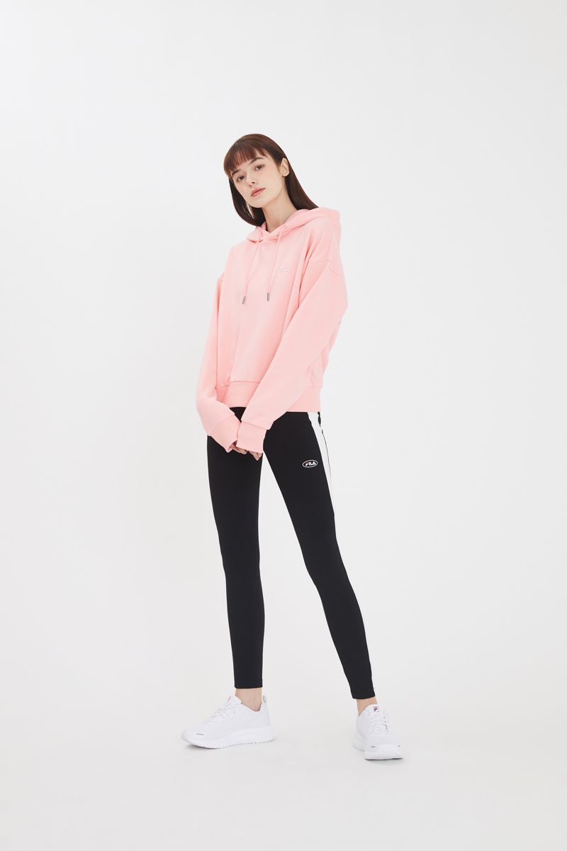 【fila斐乐 女士运动裤】fila 21年新款 heritage blocking 女士打底