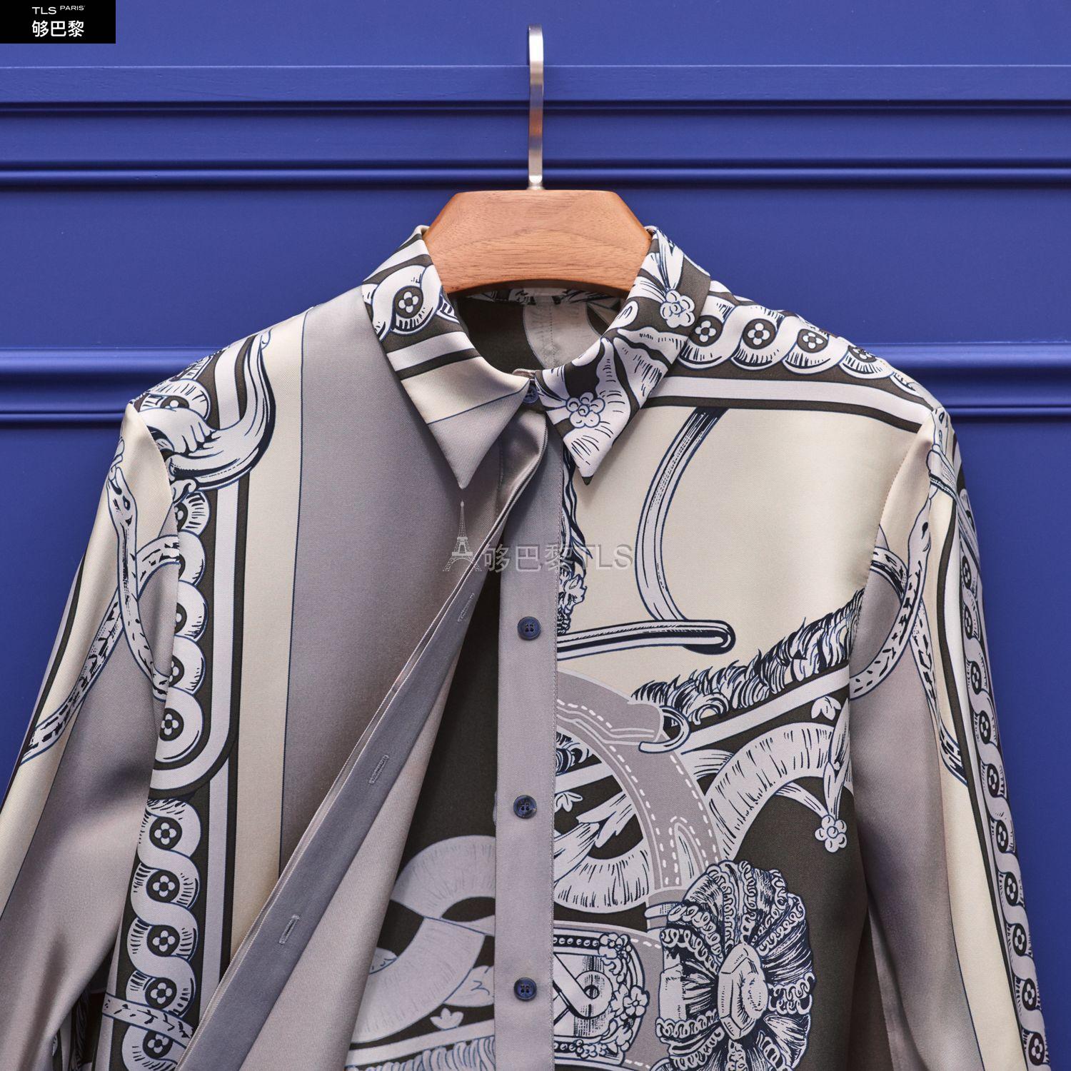 【包邮包税】 hermes爱马仕 21年春夏 女士 长袖衬衫 chemise