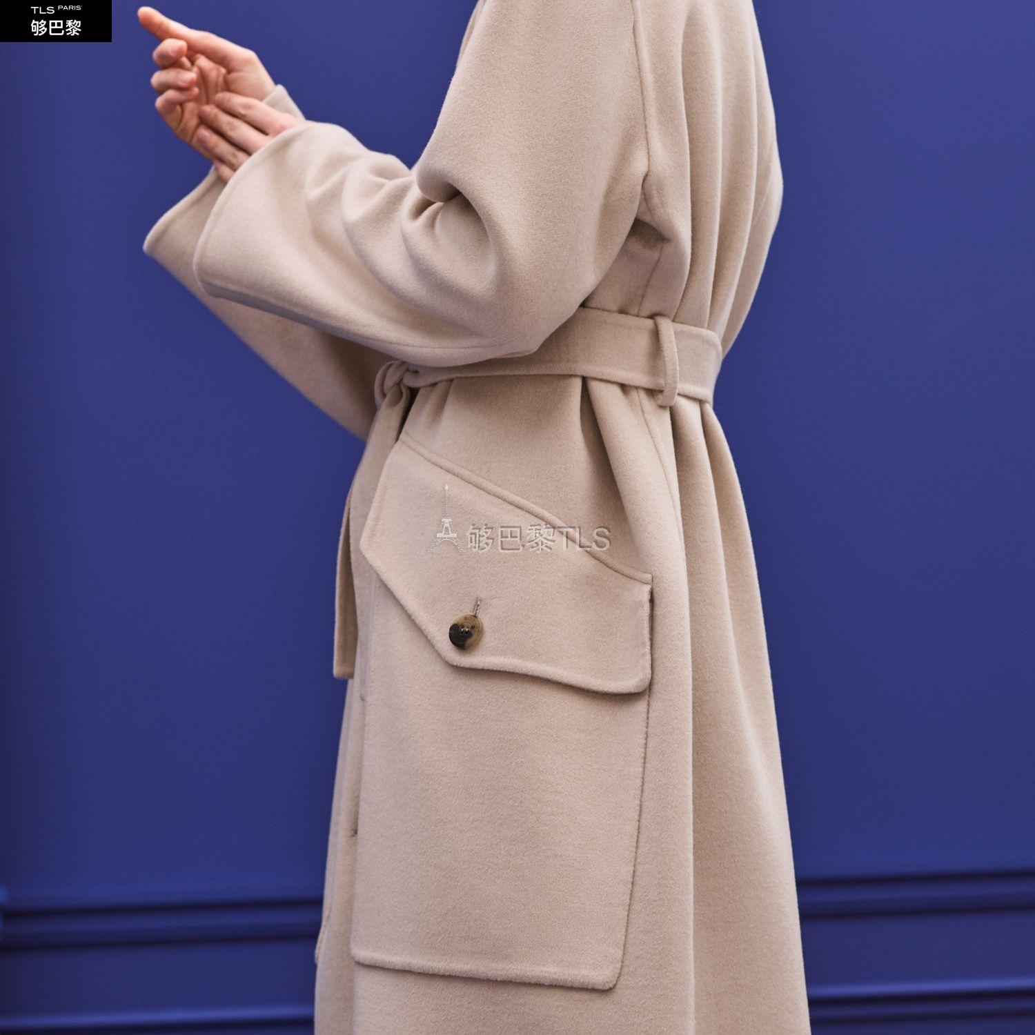 【包邮包税】 hermes爱马仕 21年春夏 女士 大衣 trench-coat souple