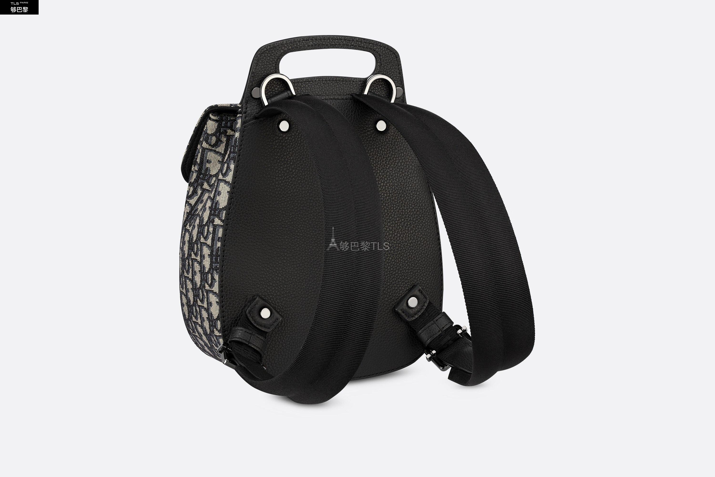 【包邮包税】 dior迪奥 21年春夏 男士 双肩包 迷你马鞍双肩背包 1a