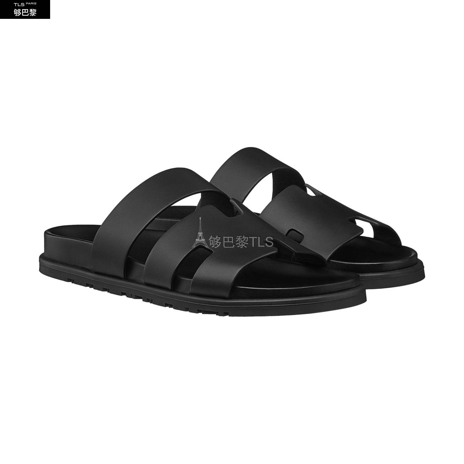 【包邮包税】 hermes爱马仕 21年春夏 男士 平底凉鞋 sandales ankara