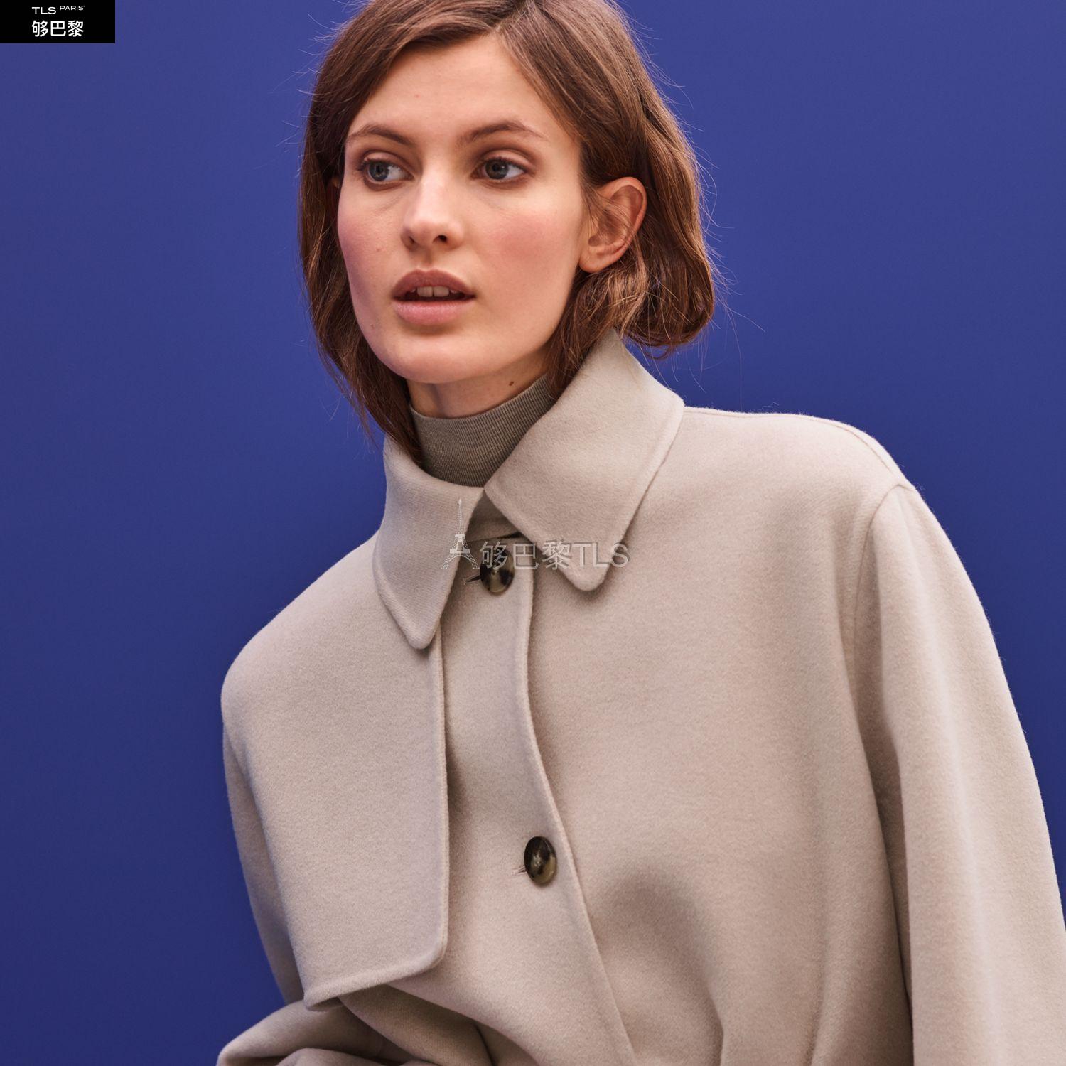 【包邮包税】 hermes爱马仕 21年春夏 女士 大衣 trench-coat souple