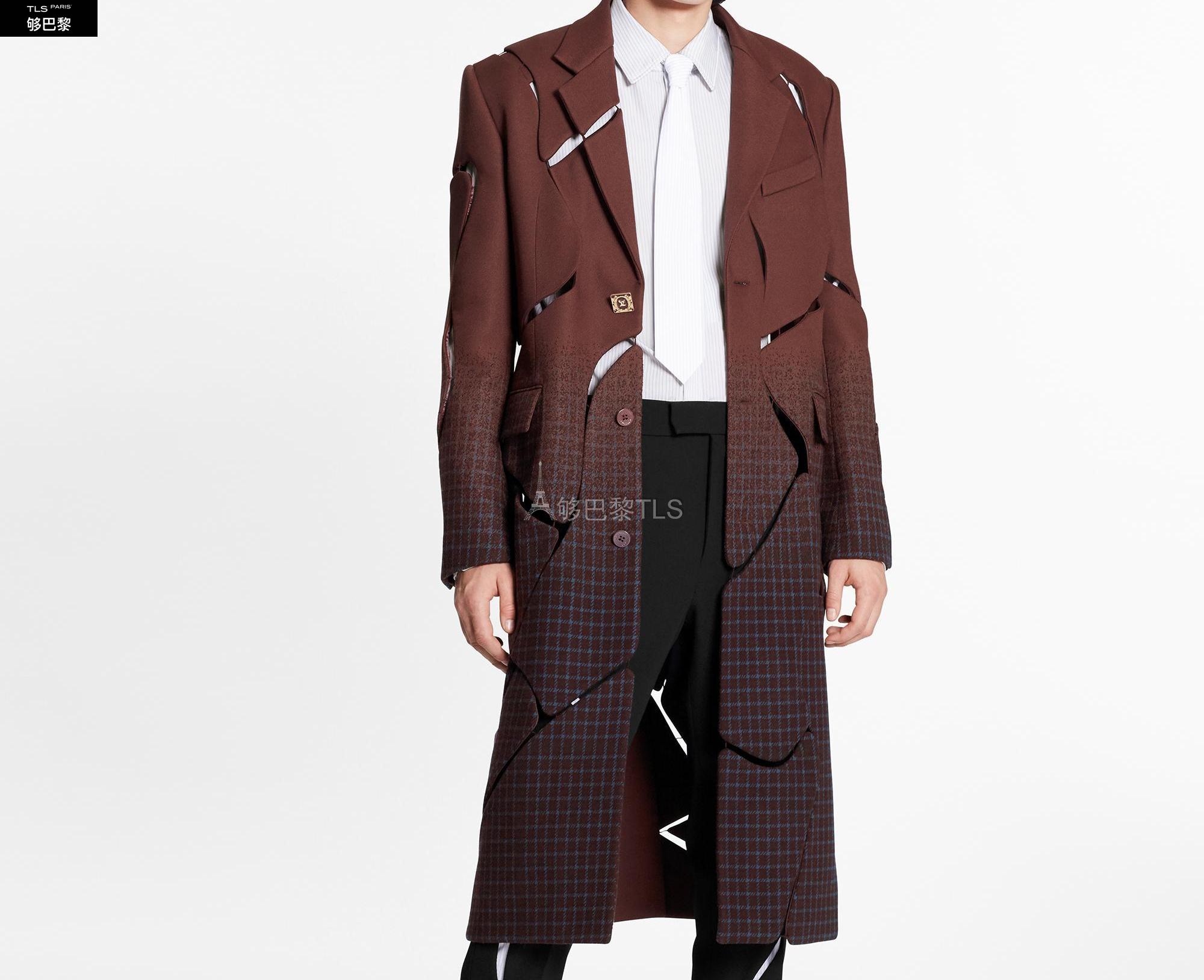 【包邮包税】 lv路易威登 21年春夏 男士 大衣 manteau sculptural 1